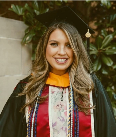 Photo of a OU Grad with IPE Cords