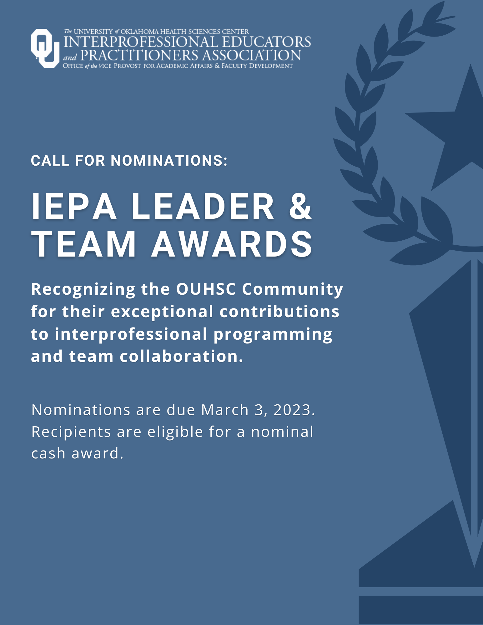 IPE Leader & Team Awards