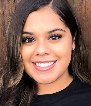 Picture of smiling woman with dark hair